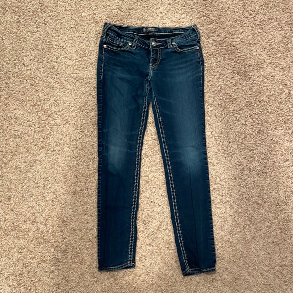 Silver jeans